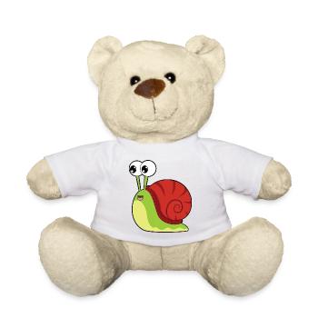 Schnecke - Teddy - Weiß - Vorne