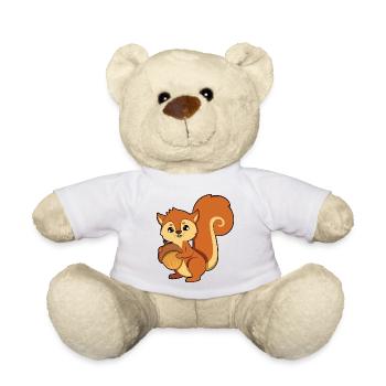Eichhörnchen - Teddy - Weiß - Vorne