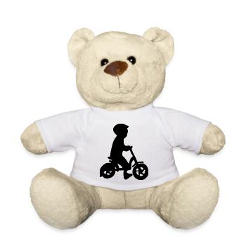 Vélo enfant vélo - Nounours - blanc - Devant