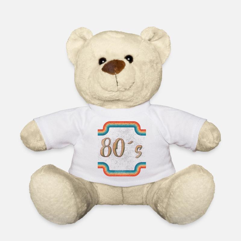 80s ohne - Teddy - Weiß