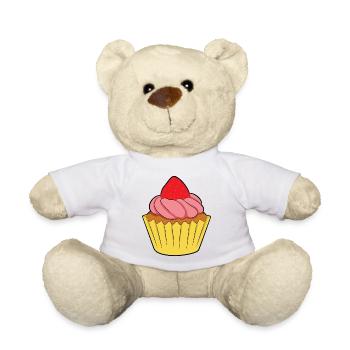 Cupcake - Nounours - blanc - Devant