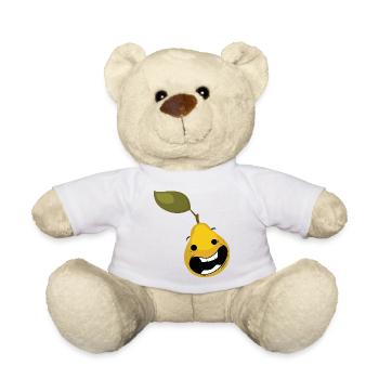 Poire heureuse - Nounours - blanc - Devant