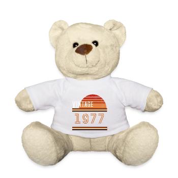 1977 - Teddy Bear - white - Front