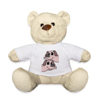 Hund hunde - Teddy - Weiß - Vorne