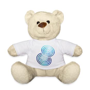 Weltraum Universum Form psychedelisch Illusion - Teddy - Weiß - Vorne