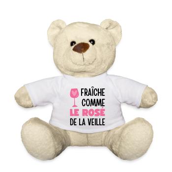 Fraîche comme le rosé de la veille - Nounours - blanc - Devant