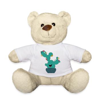 Puzzle Cactus - Nounours - blanc - Devant