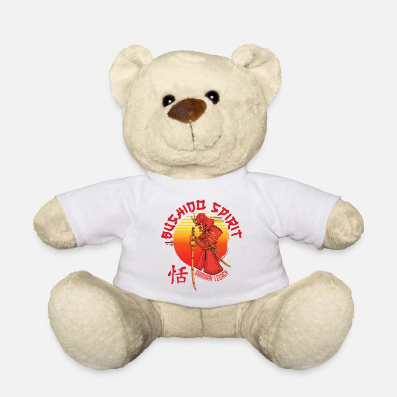 Bushido-Geist, Samurai-Vermächtnis - Teddy - Weiß