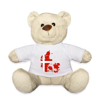 Flag of Denmark - Denmark Trikot Dänemark Fussball - Teddy - Weiß - Vorne
