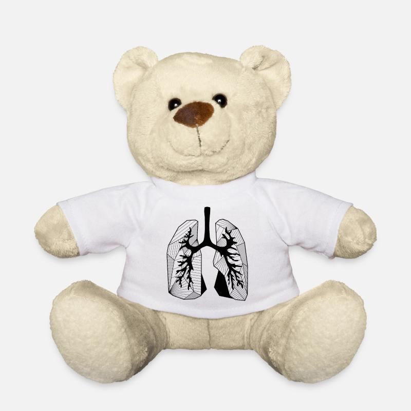 Poumons - Nounours - blanc