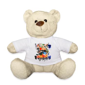 Graffiti Spray - Nounours - blanc - Devant