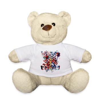 Graffiti Spray - Nounours - blanc - Devant