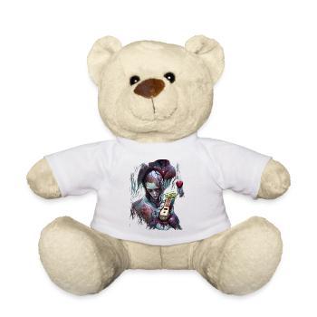 The Guitar Plays My Bleeding Heart - Teddy Bear - white - Front