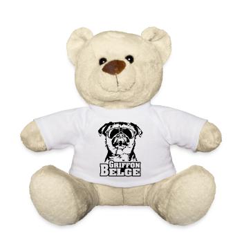 GRIFFON BELGE cool sunglasses dogs dog - Teddy Bear - white - Front