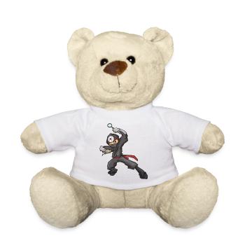 Dentist Dental Assistant Ninja Teeth I Gift - Teddy Bear - white - Front