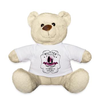 Mutter und Tochter - Teddy - Weiß - Vorne