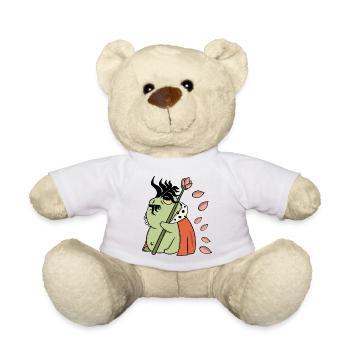 Frog - Comic - Teddy Bear - white - Front