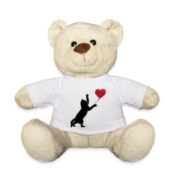 Street cat - Teddy Bear - white - Front