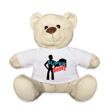 Super Daddy - Teddy - Weiß - Vorne