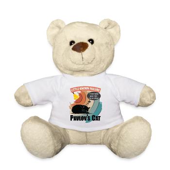 Pavlov's Cat - Funny Psychology - Teddy Bear - white - Front