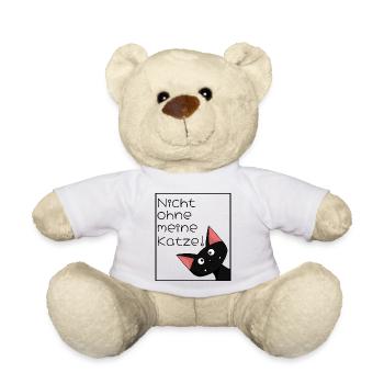 Nicht ohne meine Katze - Teddy - Weiß - Vorne