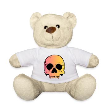 Skull 1 - Teddy - Weiß - Vorne