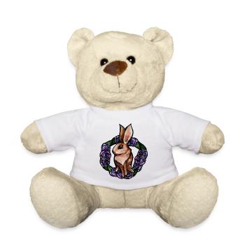 Rabbit - Teddy Bear - white - Front