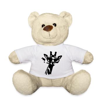 Giraffe Mit Sonnenbrille Giraffe Illustration - Teddy - Weiß - Vorne