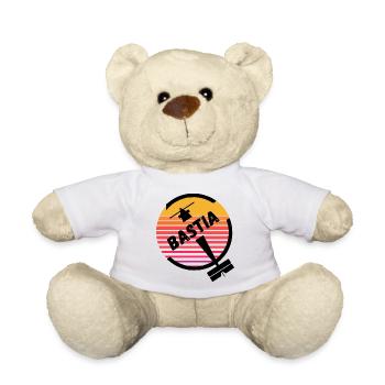 Bastia Korsika Korsika Frankreich Soleil Vintage Flugzeug - Teddy - Weiß - Vorne