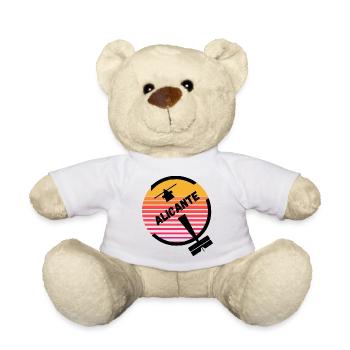 Alicante Spanien Flughafen Aviol Soleil Retro - Teddy - Weiß - Vorne
