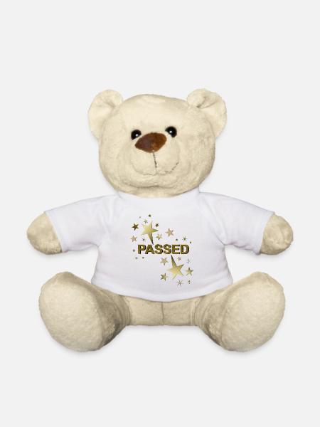 Führerschein bestanden Ausbildung bestanden - Teddy - Weiß
