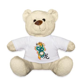 Dragon - Long - Nounours - blanc - Devant