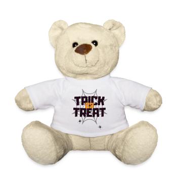 Halloween Trick or Treat - Teddy Bear - white - Front