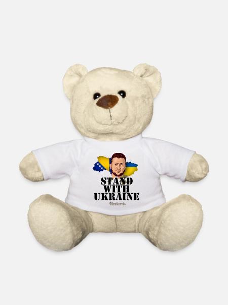 Ukraine Bosnien und Herzegowina - Teddy - Weiß