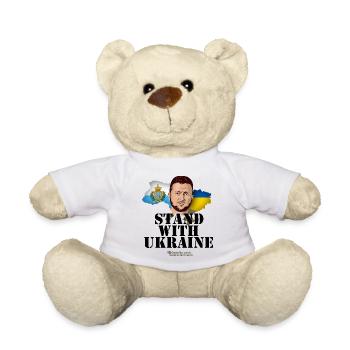 Saint-Marin se tient avec l’Ukraine - Nounours - blanc - Devant