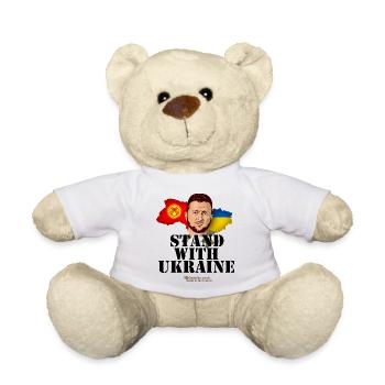 Ukraine Kirghizistan - Nounours - blanc - Devant
