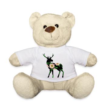 Deer - Teddy Bear - white - Front