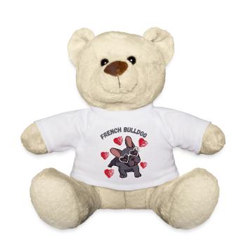 Français Bulldog Parfait pour le café - Nounours - blanc - Devant