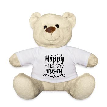 Idée cadeau de mère pour l’anniversaire Meilleure mère - Nounours - blanc - Devant