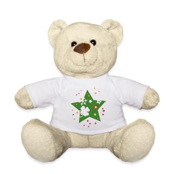 Poinsettia - Nounours - blanc - Devant