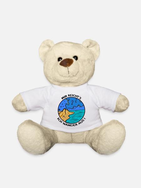 Mir reichts. Ich wandere aus! (auswandern) - Teddy - Weiß