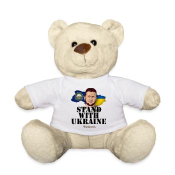 Ukraine New Hampshire Zelenskyj T-shirt design - Nounours - blanc - Devant