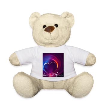 love is in the air - Teddy - Weiß - Vorne
