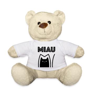 Miau_Katze - Teddy - Weiß - Vorne