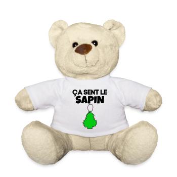 ça sent le sapin - Nounours - blanc - Devant