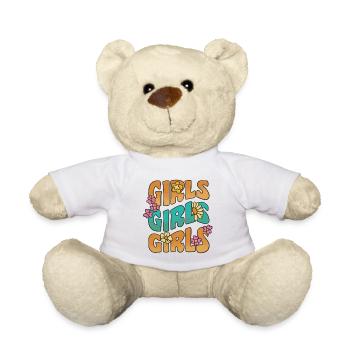 Train de bateau pour filles - Journée internationale de la femme - Nounours - blanc - Devant