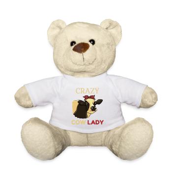 Kuh tshirt, Kuh Lady- Ferme - Nounours - blanc - Devant
