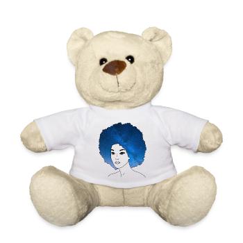 Starry hair - Teddy Bear - white - Front