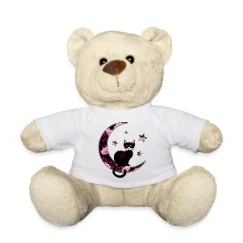 Cat - Teddy Bear - white - Front