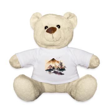 Temple japonais - Nounours - blanc - Devant